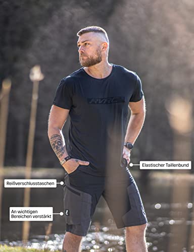 Herren Wandershorts RevolutionRace RVRC GP Shorts in Jet Black