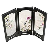 Facile da disporre: il mini paravento pieghevole da tavolo offre opzioni di disposizione flessibili, rendendolo un mini paravento pieghevole adattabile per scrivanie personali, sale studio o esposizioni decorative, mini paravento cinese, paravento pieghevole decorativo da tavolo