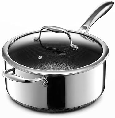 HexClad 5QT Hybrid Nonstick Sa...