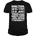 HVAC Tech. Multitasking Problem Solving Job Title - Unisex Tee Black