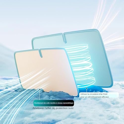 Pare-soleil pour pare-brise de voiture pliable et portable pour camion