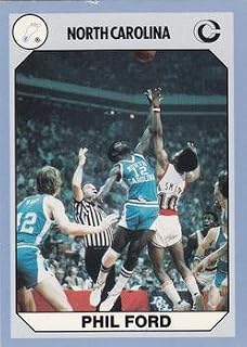 Autograph Warehouse Phil Ford Basketball Card (North Carolina) 1990 Collegiate Collection No.7