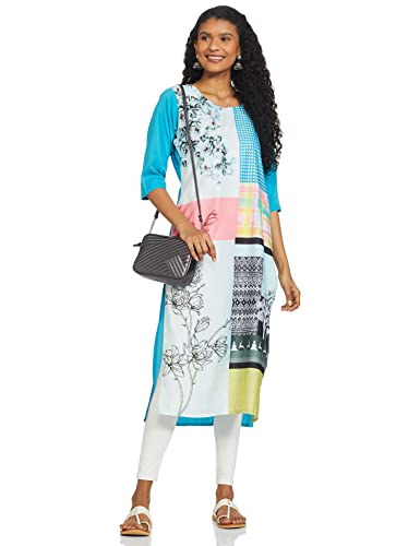 Image of Women's Crepe Regular Kurta