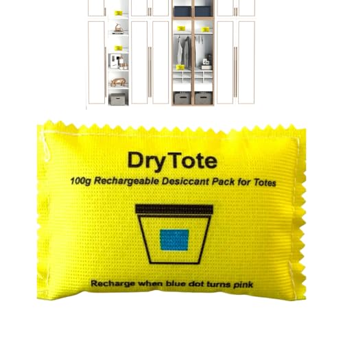 Absorbente De Humedad Recargable - Pack De 5 Pulgadas | Deshumidificador 100G - Protección Contra Modifes, Setas Y Olores De Para Casa, Coche, Armario