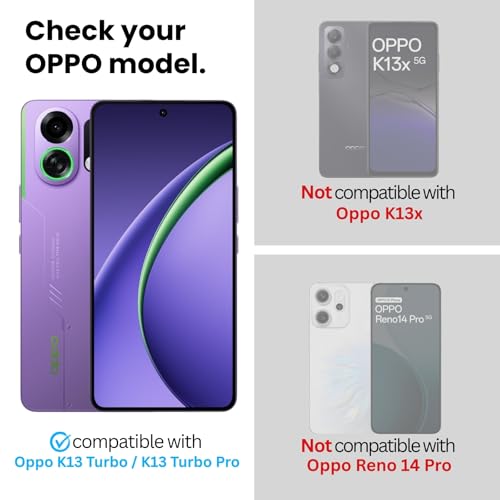 Image of Military-Grade Gorilla Tempered Glass Screen Protector for Oppo K13 Turbo 5G / K13 Turbo Pro 5G (Anti-Static) Full Screen Coverage, Scratch & Shockproof with Easy Installation Kit