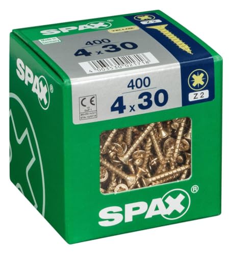Vis de menuiserie SPAX 4x30 pour installer vos étagères et monter vos meubles