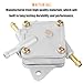 QAZAKY Fuel Pump Compatible with EZGO Golf Cart Club Car 295cc 350cc TXT Medalist Marathon Freedom Workhorse MPT RXV Shuttle ST 72021-G01 25683-G1 S-5147 S-5148 Gas 4-Cycle Robin Engine