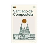 HDSDA Lienzo decorativo de Santiago de Compostela, España, para decoración de pared, para sala de estar, dormitorio, 20 x 30 cm