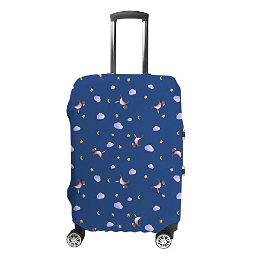 Housse de valise élastique CHEHONG en polyester bleu et jaune