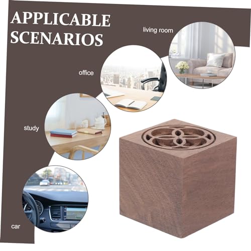 Difusor aromático eléctrico de madera con diseño cuadrado miniatura 5