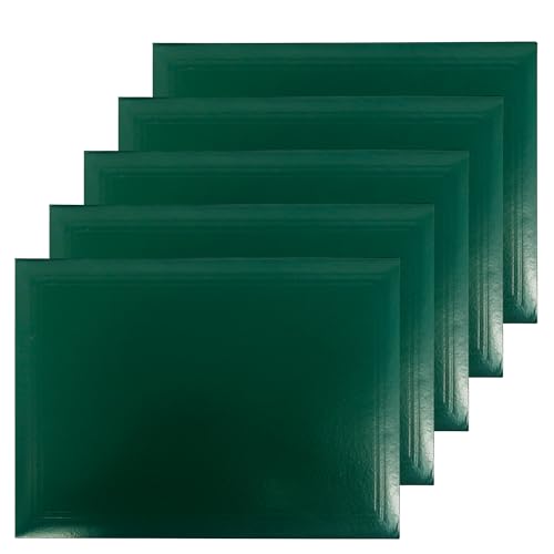 Couverture de diplôme A4 forêt GraduationMall pour certificat classique lisse x5