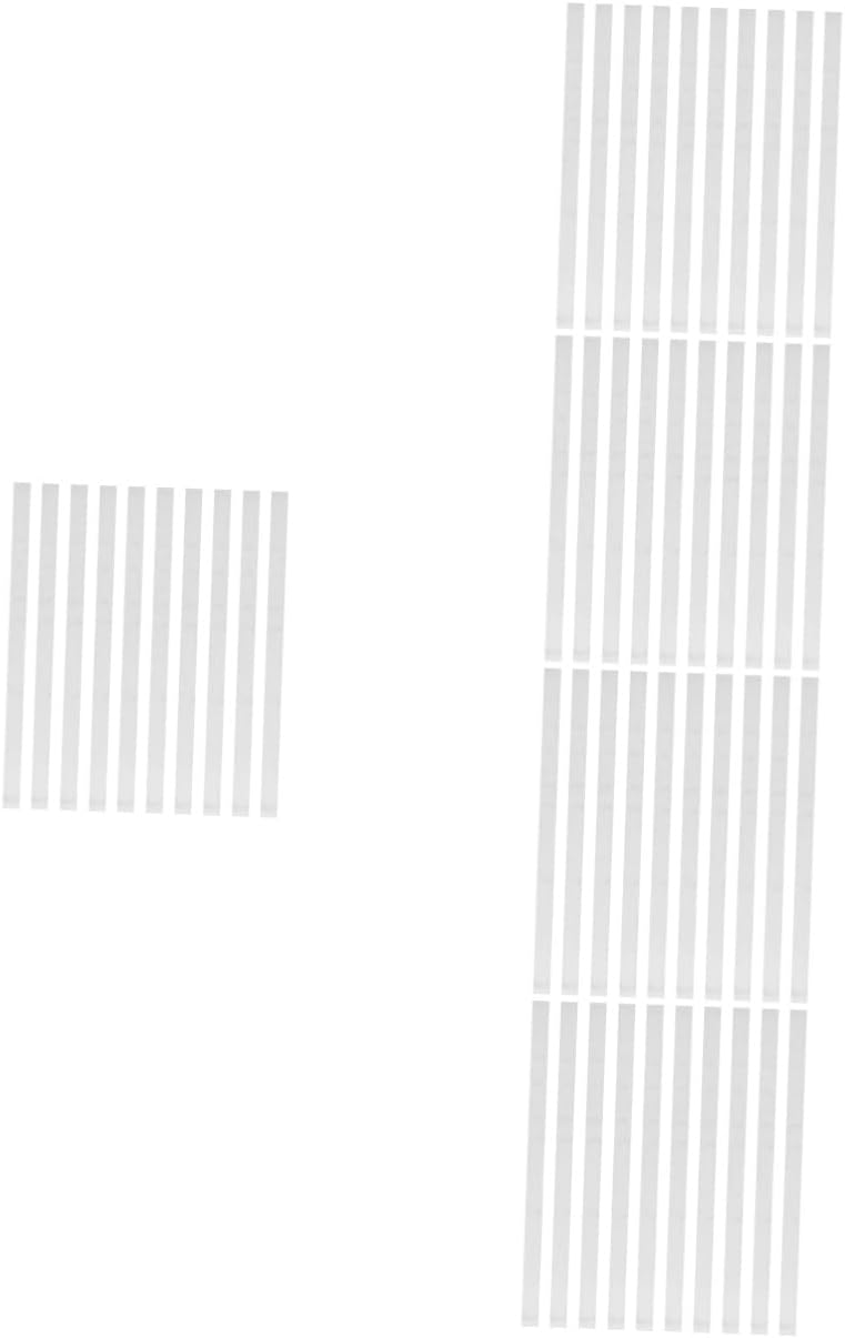 STOBOK 5sets Hot Melt Adhesive Strip Convenient Book Binding Supplies Craft Tape for Scrapbooking Book Repair Tape Practical Tapes Bookbinding Tape Strips Office Supply White Glue 10pcs*5
