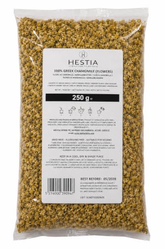 Hestia Herbs Greek Dried Chamomile Flowers 250 g
