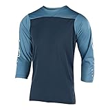 Troy Lee Designs Ruckus Jersey - Men's Block Charcoal/Stone Blue, L