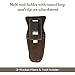 Style n Craft 3 Pocket Pliers & Tool Holder, Full-Grain Oiled Leather Tool Pouch, Multi Tool Holder, Dark Brown (#70009)