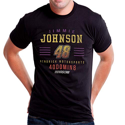 Del Sol Color-Changing Men's Jimmie Johnson Classic Crew T-Shirt, 100% Cotton