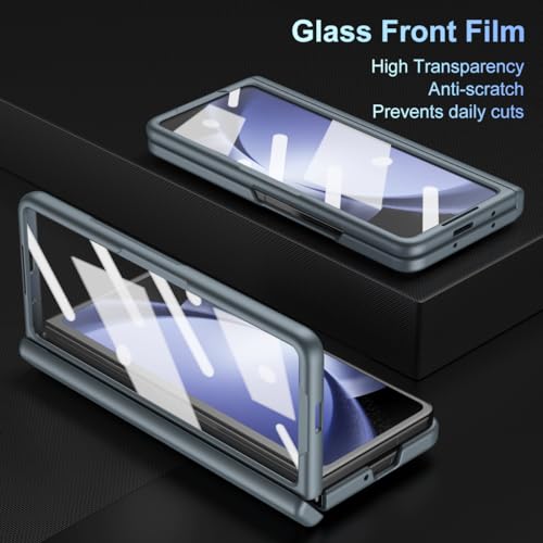 Coque Galaxy Z Fold5 avec stylet et protection écran intégrée - Vert - 4