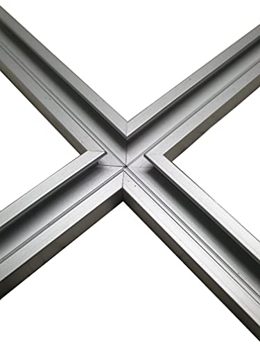 Alutec Aluminium C-Profil 17x11 Mm Eloxiert – Passend Für M8, T-Nut, 2 Stück à 2 M Mit Bohrungen