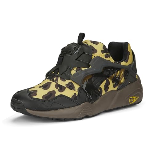 PUMA Womens Disc Blaze Leopard-Cheetah Slip On Sneakers Shoes Casual - Black, Brown2