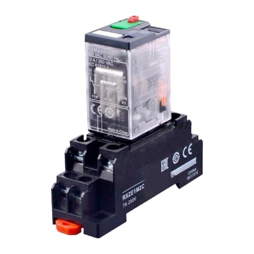 Relais RXM2AB2P7 avec embase RXZE1M2C pour automatisme