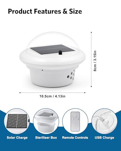 Lámparas flotantes para piscinas