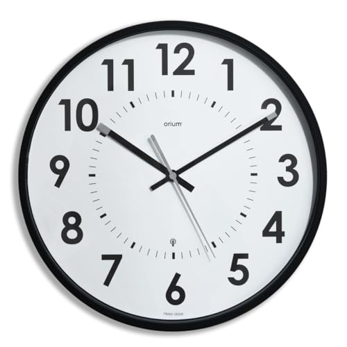 Orium Horloge Radio contrôlée Abylis Ø30cm - Noir