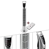 Gracias al ventilador de columna, podrá hacer frente a cualquier ola de calor. Los 3 niveles de velocidad proporcionan una brisa fresca. Además, evitará que el aire de la habitación se estanque. El ventilador le ayuda a hacer circular el aire de la habitación y a expulsar el aire viciado de la zona ocupada