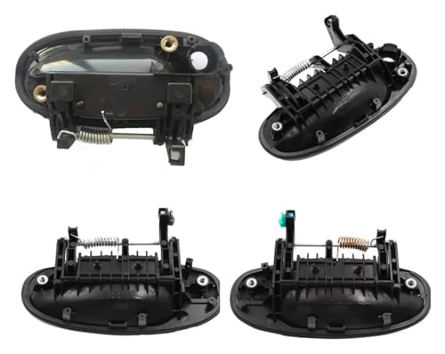 Poignée de porte extérieure pour Chevrolet Spark et Daewoo Matiz 2006-2009 lot de 4 pièces