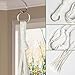 AOMGD 6 Pack Macrame Plant Hanger Indoor Hanging Planters for Indoor Outdoor Plants with 6 S Hooks and 6 Hook Nails, Hanging Plant Holder 43