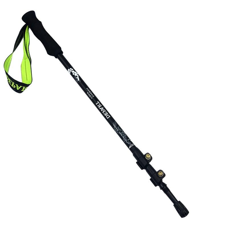 Ultra-Light Carbon Fiber Trekking Poles only Weighs 6 oz - with Ergonomic Grip and Adjustable Length from 25.59 inches to 53.15 inches - Premium Trekking Poles for All Age