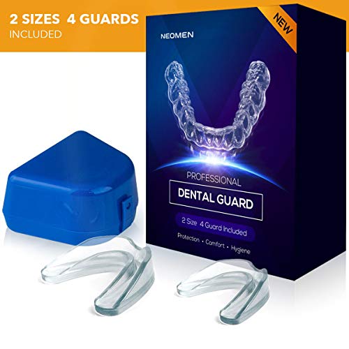 Neomen NEOMEN8557 Mouth Guard For Teeth Grinding: Nighttime Dental Guard For Clenching, Anti-Snoring, And Tmj Relief - Bpa Free, Moldable, Includes 4 Guards For Adults & Kids thumb #1