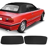 A-Premium Black Convertible Soft Top with Plastic Window Compatible with BMW E36 3-series 318i 1994-1998 323i M3 1998-1999 325i 1994-1995 328i 1996-1999 BWM5451