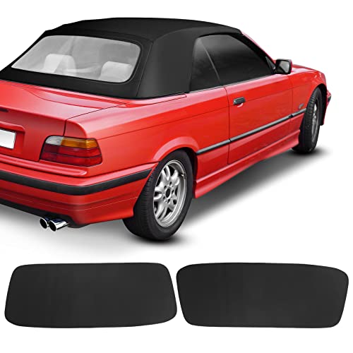 A-Premium Black Convertible Soft Top with Plastic Window Compatible with BMW E36 3-series 318i 1994-1998 323i M3 1998-1999 325i 1994-1995 328i 1996-1999 BWM5451