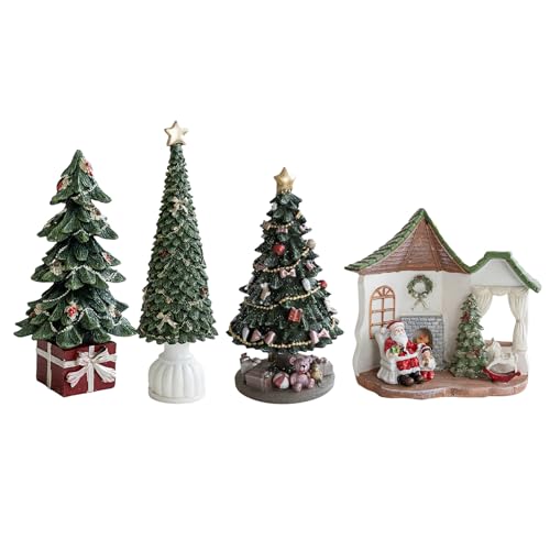 Figurine en résine faite à la main déco table Noël artisanale - 7