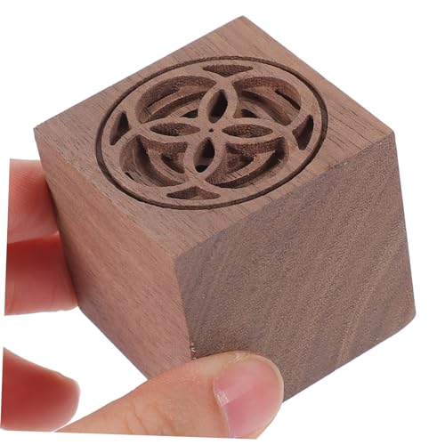 Difusor aromático eléctrico de madera con diseño cuadrado miniatura 3