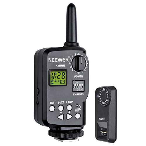 Neewer 433MHz Wireless 16 Channel Flash Remote Trigger with Receiver for TT850, TT860 Speedlite and Godox V850, V860 Speedlite