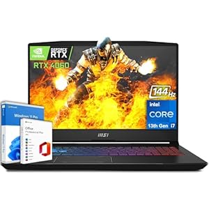 MSI Pulse 15 Gaming Laptop, 15.6″ 144Hz FHD Display, 13th Gen Intel i7-13700H(14-core), GeForce RTX 4060, 32GB DDR5 RAM, 2TB SSD, Backlit Keyboard, Microsoft Office Lifetime License & Windows 11 Pro