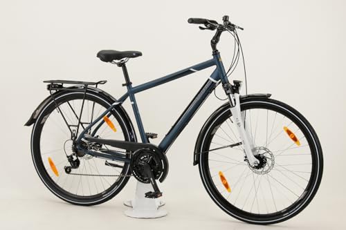 Pegasus Piazza Disc 28 Zoll Trekkingrad 21-Gang Kettenschaltung blau