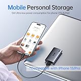 SSK Portable SSD 1TB, up to 2000MB/s External Solid State Drives, USB 3.2 Gen2X2 NVMe SSD External Hard Drive, Ultra Low Power Consumption for iPhone 15/ Macbook/Pro/OTG Phone/Laptops - Image 5