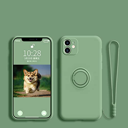 Coque Samsung M31S silicone liquide vert menthe pour le quotidien
