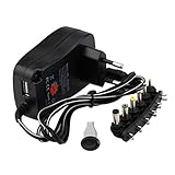 ❤Equipado con 6 enchufes adaptadores, el tamaño diferente se adaptará bien a sus electrodomésticos y resolverá sus diversos problemas.