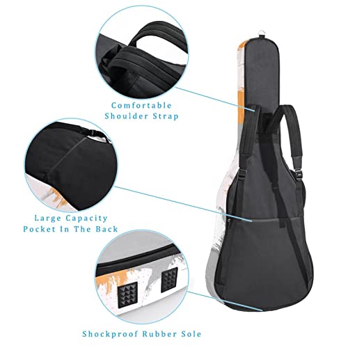 Housse de transport étanche pour guitare avec bandoulière réglable Motif abstrait, Multicolore 01., 42.9×16.9×4.7 in… - Les Beatles, Paul McCartney, John Lennon, RIngo Starr, George Harrison Housse de transport étanche pour guitare avec bandoulière réglable Motif abstrait, Multicolore 01., 42.9x16.9x4.7 in… – Image 4