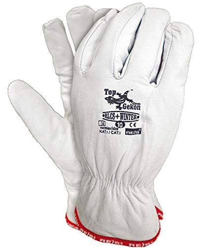 Winterhandschuhe Thermo Arbeitshandschuhe Leder Gefüttert (RLCS+Winter)