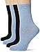 Produktbild Camano Damen 1102000000 Socken, Blau (Navy 5999), (Herstellergröße:35/38) (4er Pack)