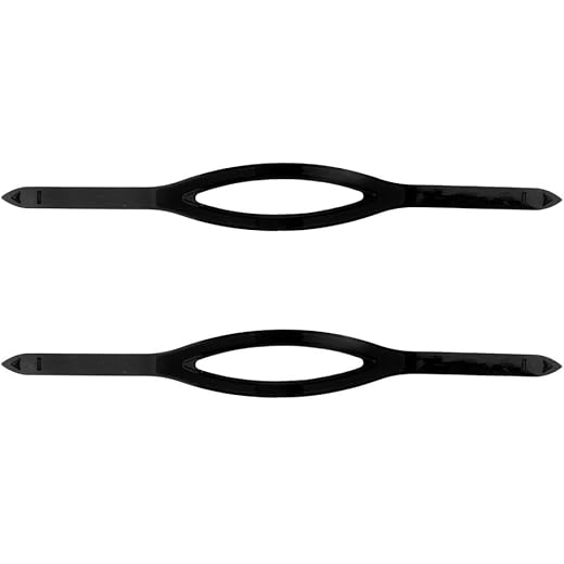 FABLOFT Silicone Snorkeling Mask Strap Replacement Black