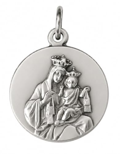 I G J KARMEL MEDAL SCAPULARNY (Nasza Pani Z Górskiego Karmelu) - 100% Wyprodukowano we Włoszech