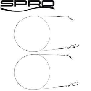 Spro Matt Black Leader 7x7 Wire Stahlvorfächer