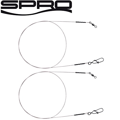Spro Matt Black Leader 7x7 Wire Stahlvorfächer