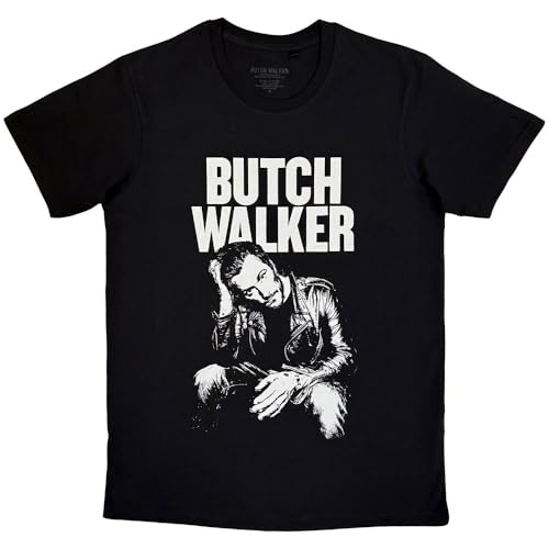 Butch Walker Contrast Photo T Shirt noir vêtement rock pour homme et femme