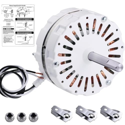Makevivi F0510B2944 F0510B2497 Attic Fan Replacement Motor Kit (White)